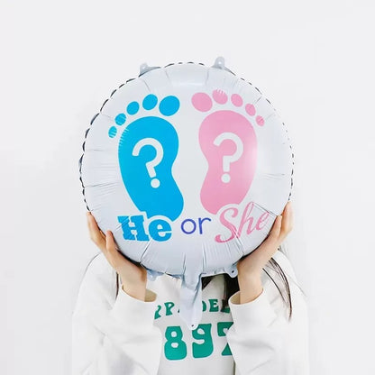 18'' Μπαλόνι για Gender Reveal - He Or She