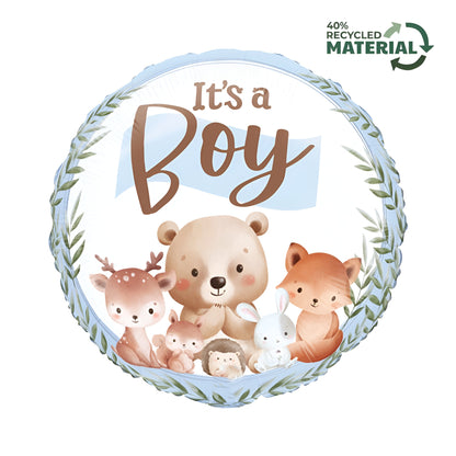 18'' Μπαλόνι It's A Boy - Ζωάκια του Δάσους