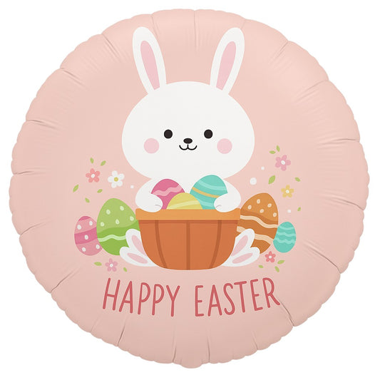 18'' Μπαλόνι Λαγουδάκι Happy Easter