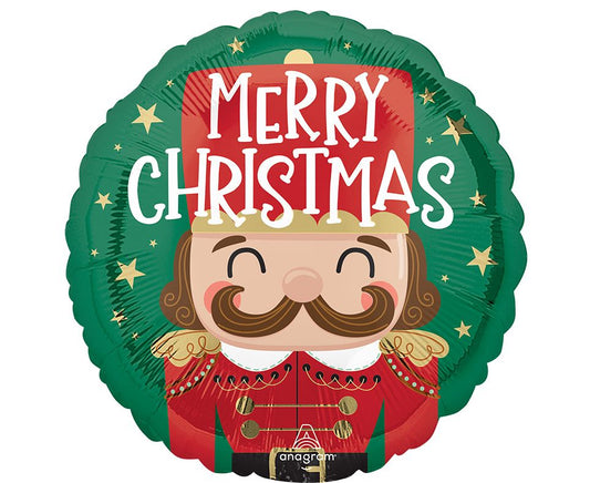 18'' Μπαλόνι ''Merry Christmas'' Καρυοθραύστης