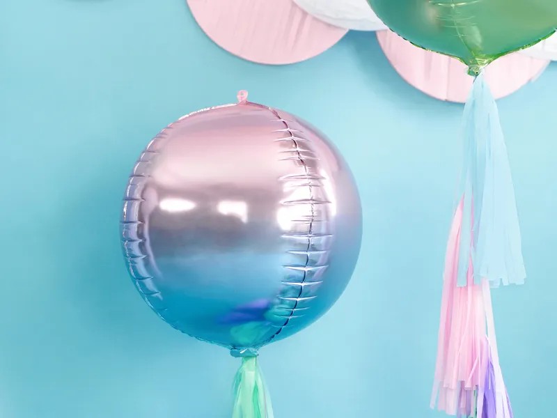 18'' Μπαλόνι Ombre Μωβ & Μπλε