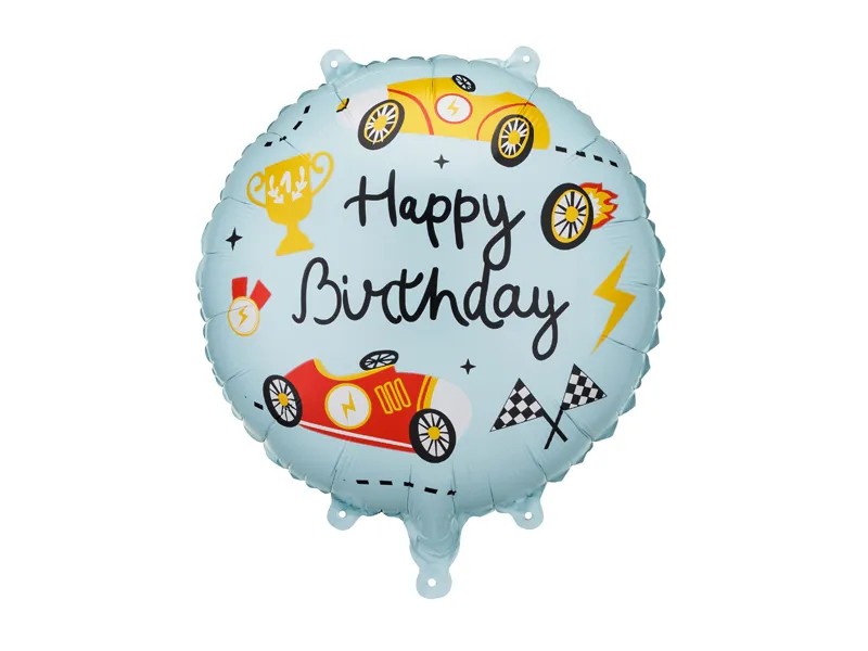 18'' Μπαλόνι Στρογγυλό Αγωνιστικό Happy Birthday