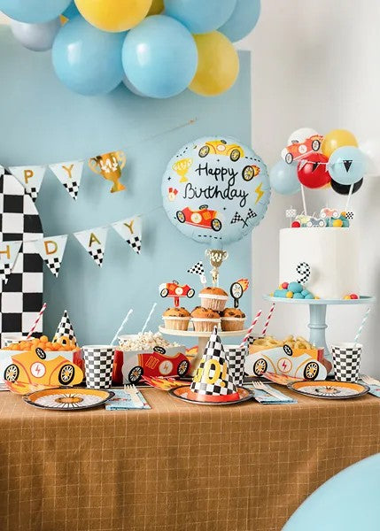 18'' Μπαλόνι Στρογγυλό Αγωνιστικό Happy Birthday