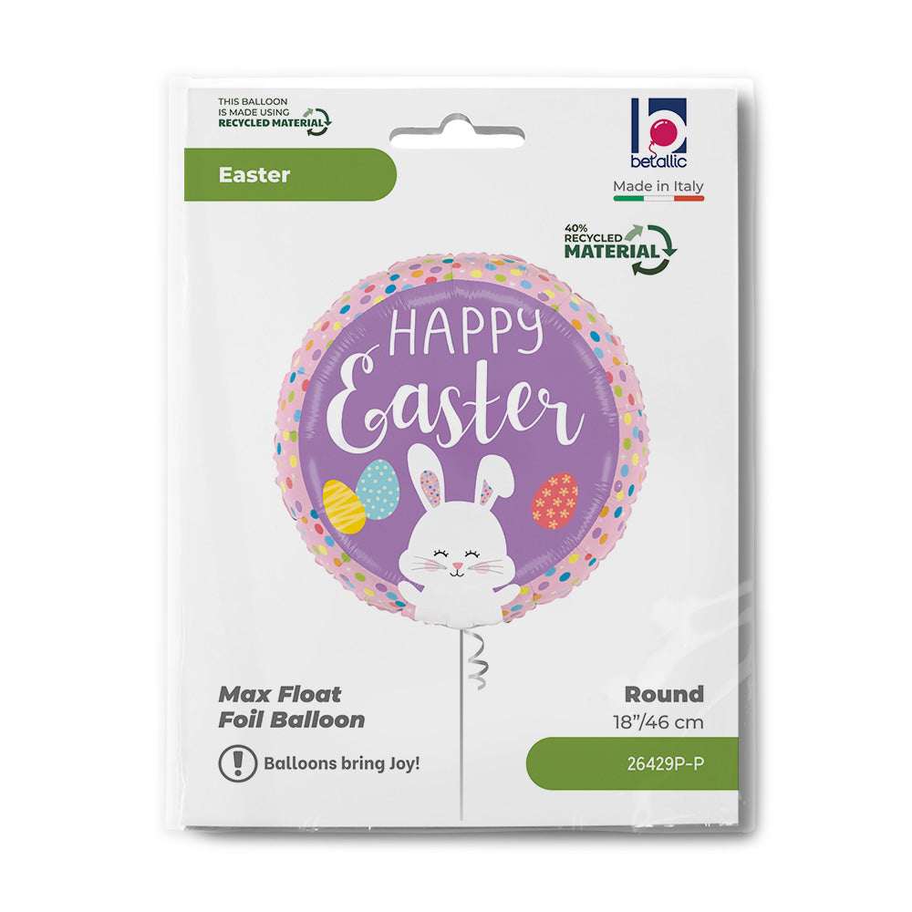 18'' Μπαλόνι Στρογγυλό Happy Easter