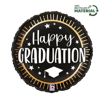 18'' Μπαλόνι Στρογγυλό Happy Graduation