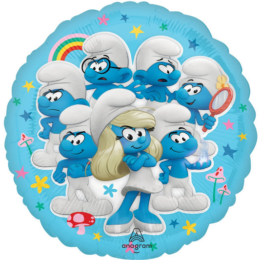 18'' Μπαλόνι Στρουμφάκια