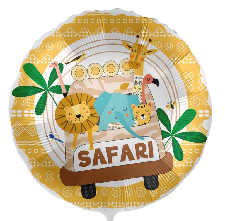 18'' Μπαλόνι Ζωάκια ζούγκλας σε Σαφάρι