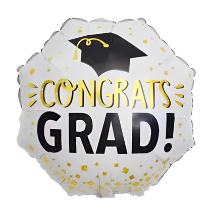 18″ Μπαλόνι Αποφοίτησης Οκτάγωνο Congrats Grad