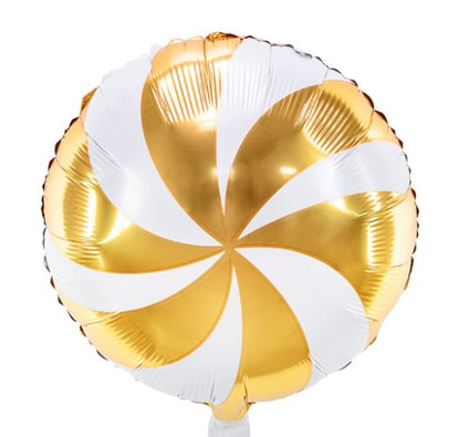 18" Μπαλόνι Candy Cane χρυσό