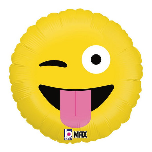 18" Μπαλόνι Emoji Γλωσσίτσα