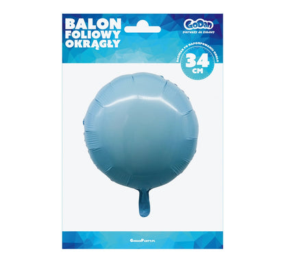18" Μπαλόνι γαλάζιο Στρογγυλό