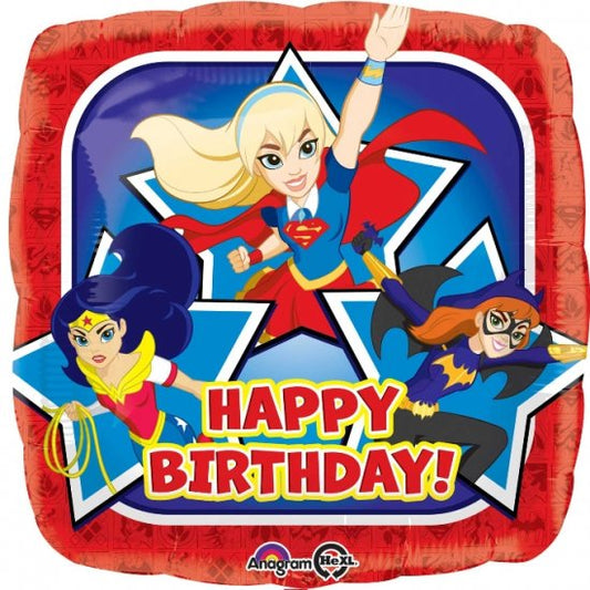18″ Μπαλόνι Γενεθλίων  DC Super Hero Girls