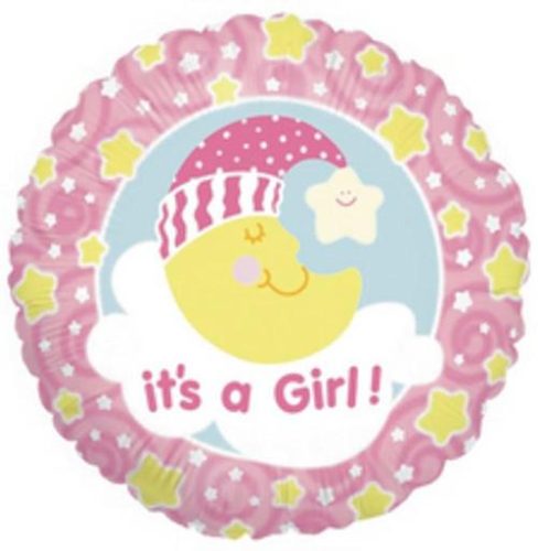 18" Μπαλόνι γέννησης Its a Girl Φεγγαράκι