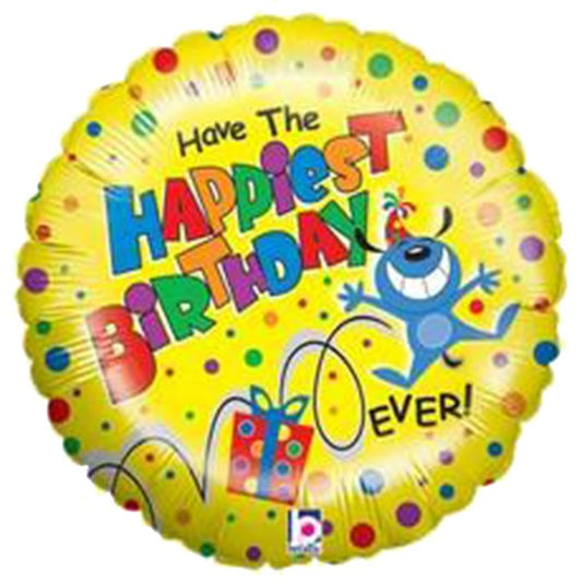 18" Μπαλόνι για γενέθλια Happiest Birthday