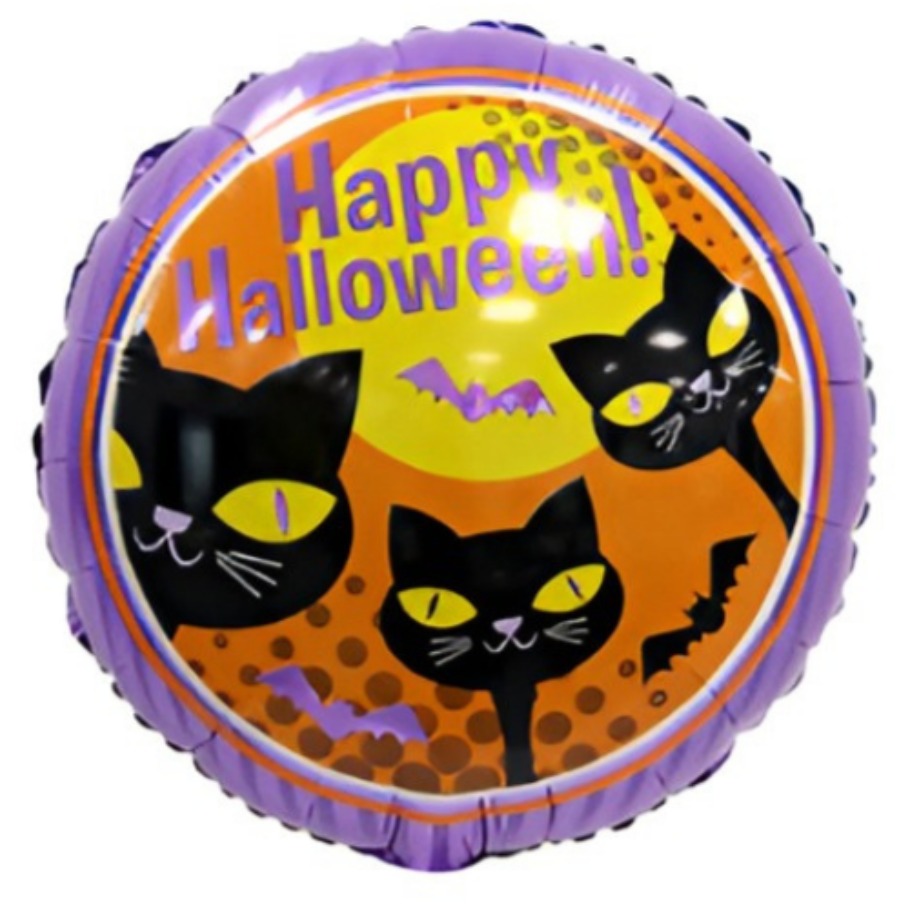 18″ Μπαλόνι Halloween – Spooky Cats