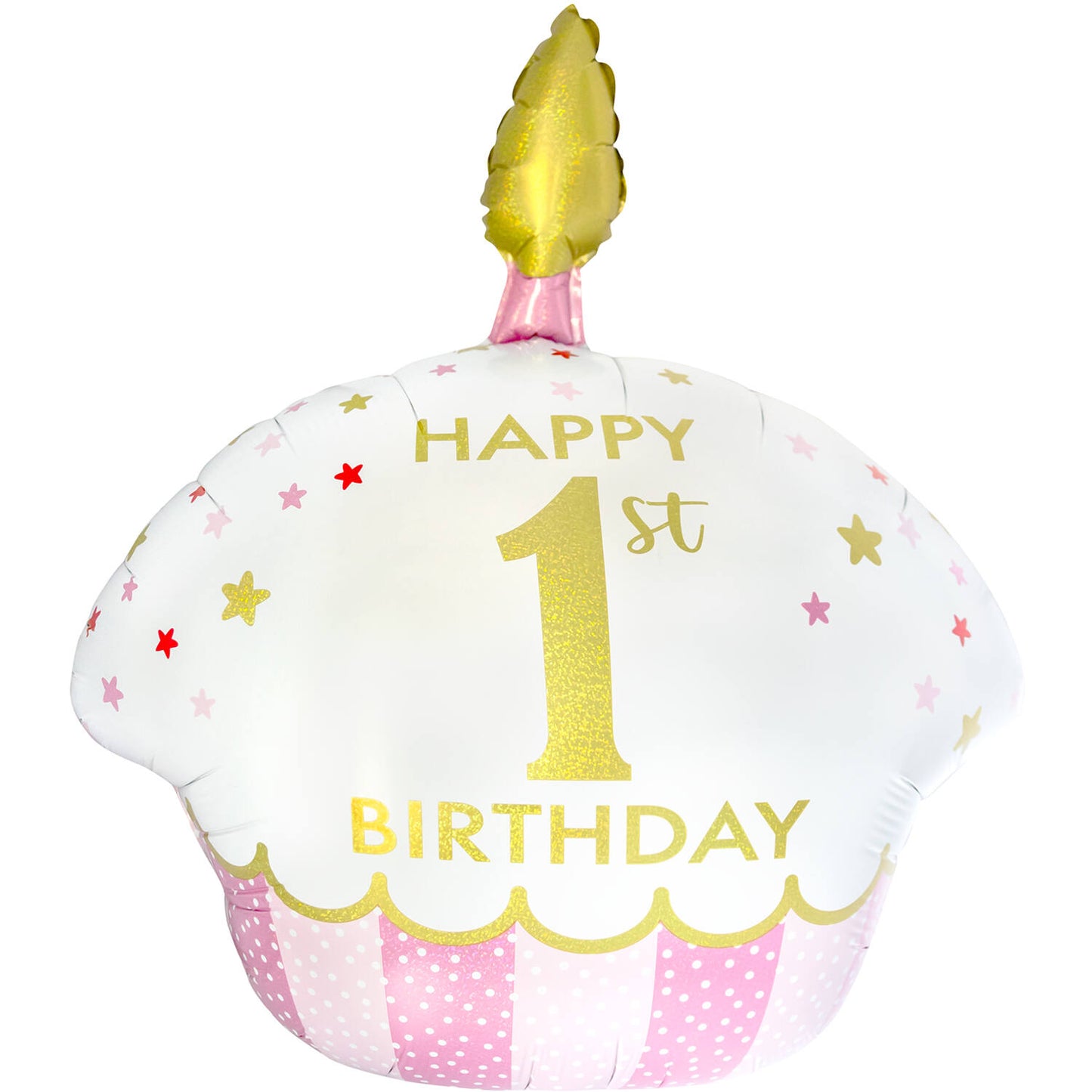 26" Μπαλόνι Cupcake - Happy 1st Birthday