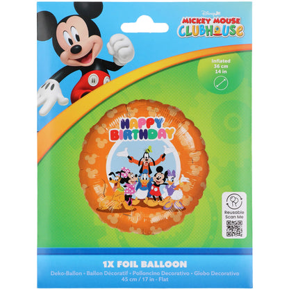 18" Μπαλόνι γενεθλίων πορτοκαλί - Mickey Mouse Friends