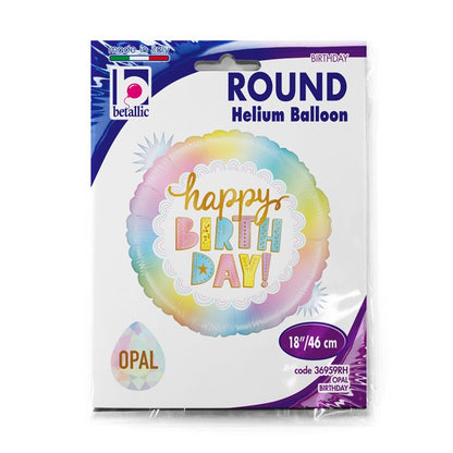 18" Μπαλόνι Happy Birthday Opal