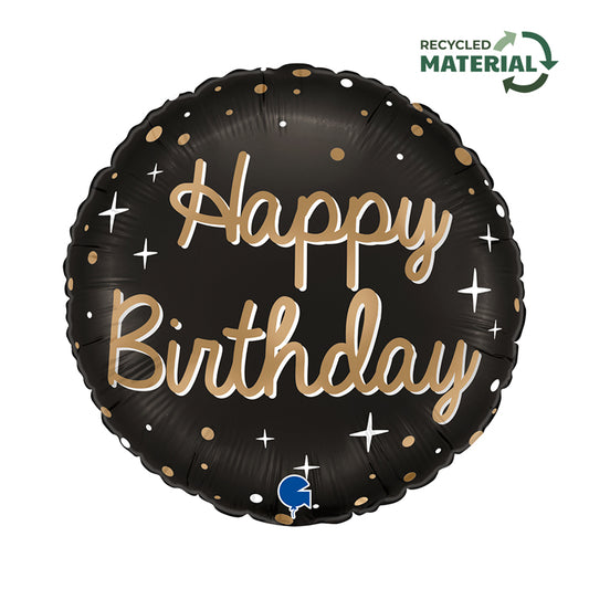 18″ Μπαλόνι Happy Birthday Sparkling μεταλιζέ