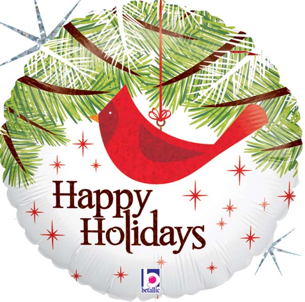 18" Μπαλόνι Happy Holidays Στολίδι