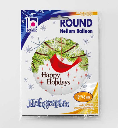 18" Μπαλόνι Happy Holidays Στολίδι