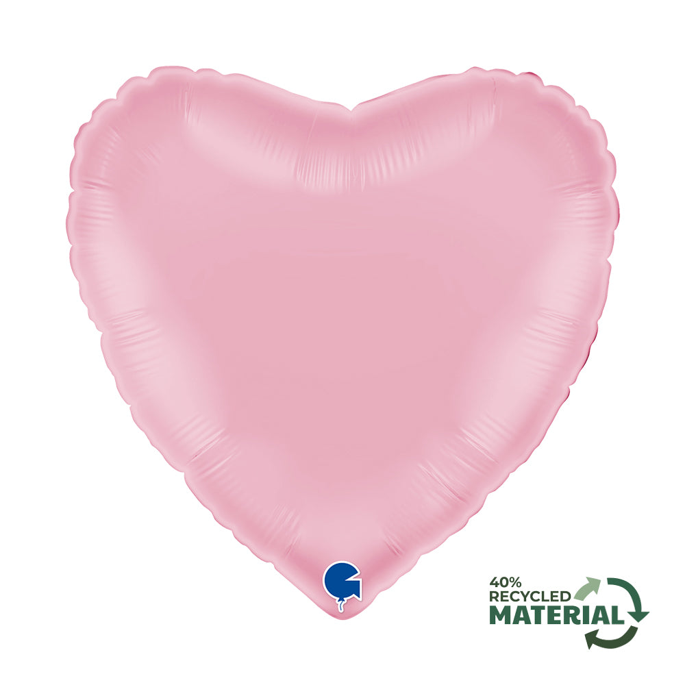 18" Μπαλόνι Καρδιά Παστέλ Ροζ