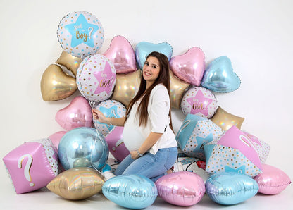 18" Μπαλόνι Καρδιά Παστέλ Ροζ