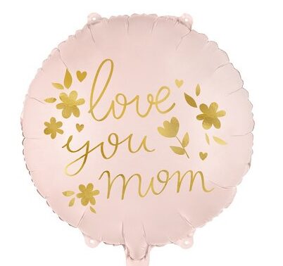 18" Μπαλόνι Love You Mom ροζ