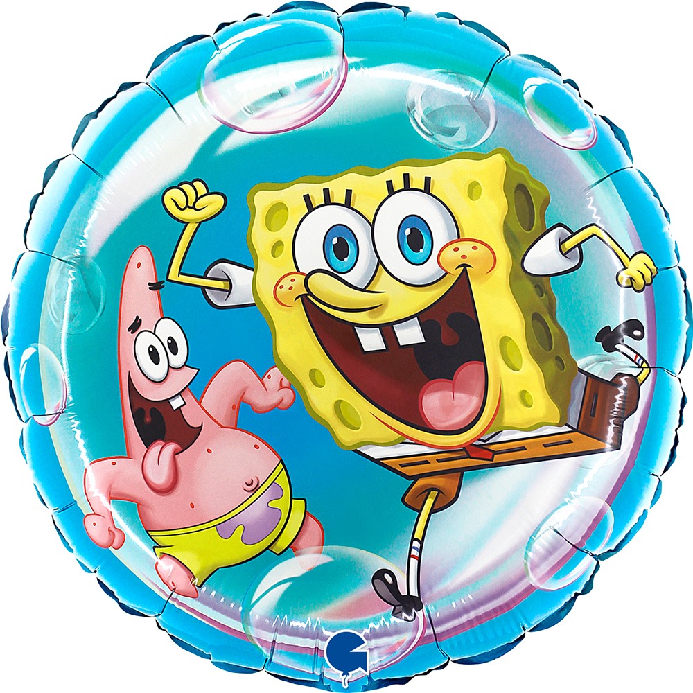 18″ Μπαλόνι Μπομπ Σφουγγαράκης Bubbles