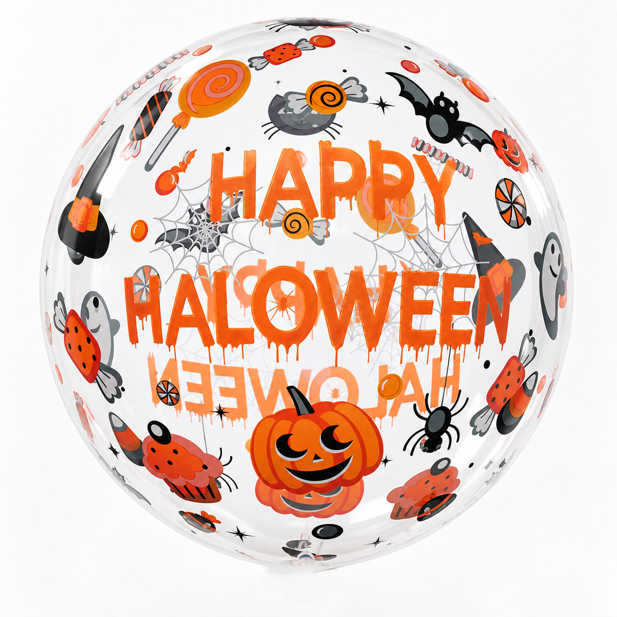 18" Bubble Μπαλόνι - Happy Halloween