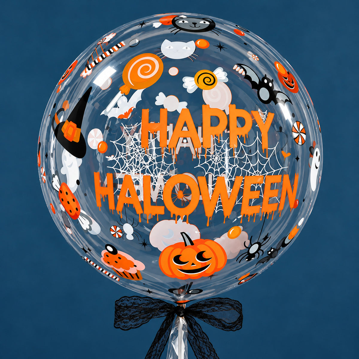 18" Bubble Μπαλόνι - Happy Halloween