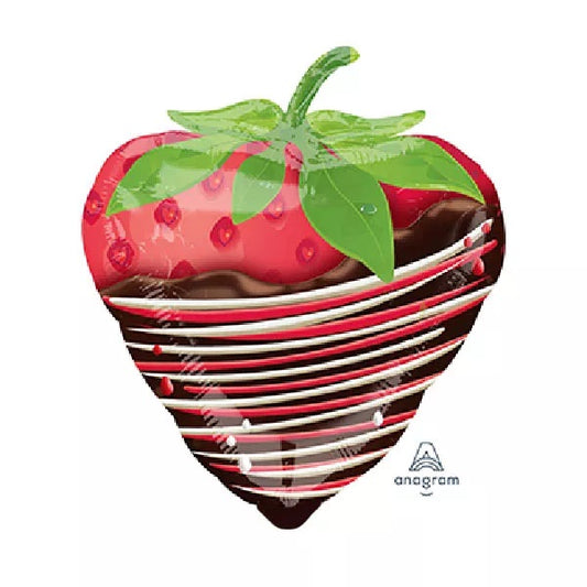 18" Μπαλόνι Φράουλα βουτηγμένη στη σοκολάτα