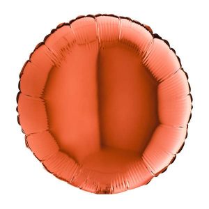 18" Μπαλόνι Πορτοκαλί Στρογγυλό