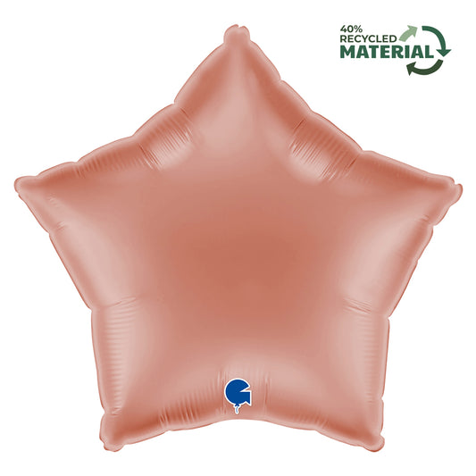 18" Μπαλόνι ροζ χρυσό Αστέρι
