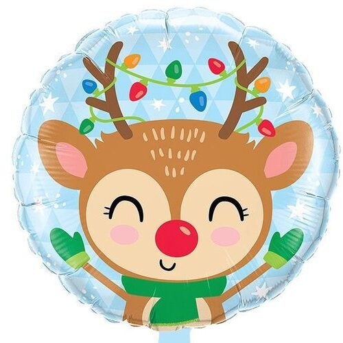 18" Μπαλόνι Τάρανδος με γαντάκια