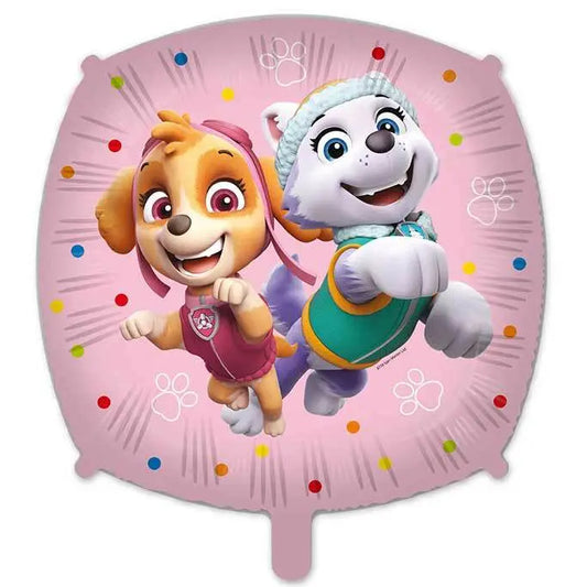 18" Μπαλόνι τετράγωνο Paw Patrol - Skye & Everest