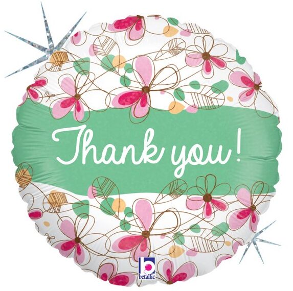 18" Μπαλόνι Thank You Floral