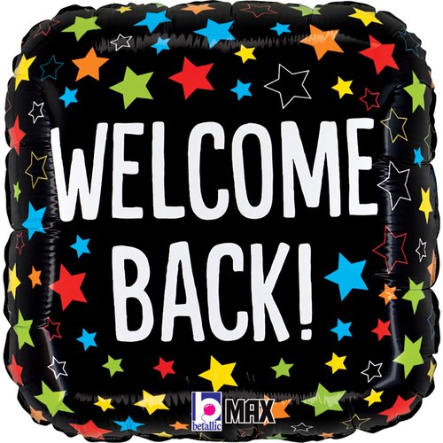 18" Μπαλόνι Welcome Back αστέρια