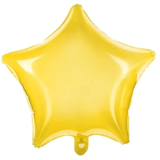19″ Διάφανο Μπαλόνι Κίτρινο Αστέρι