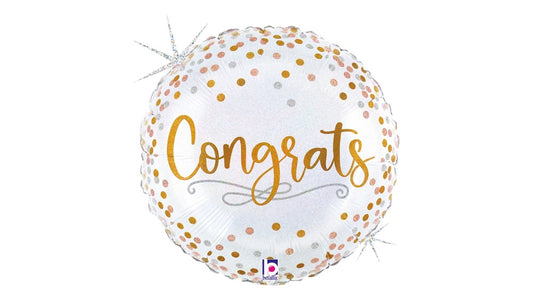 Μπαλόνι Congrats - φουσκωμένο με ήλιον