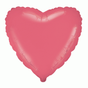 Μπαλόνι Φοιλ 18 Καρδιά - Κόκκινο - Pastel Red / 46 εκ Συσκευασμένο
