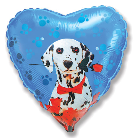 Μπαλόνι Φοιλ 18 Love Δαλματίας / 46 εκ ασυσκεύαστο