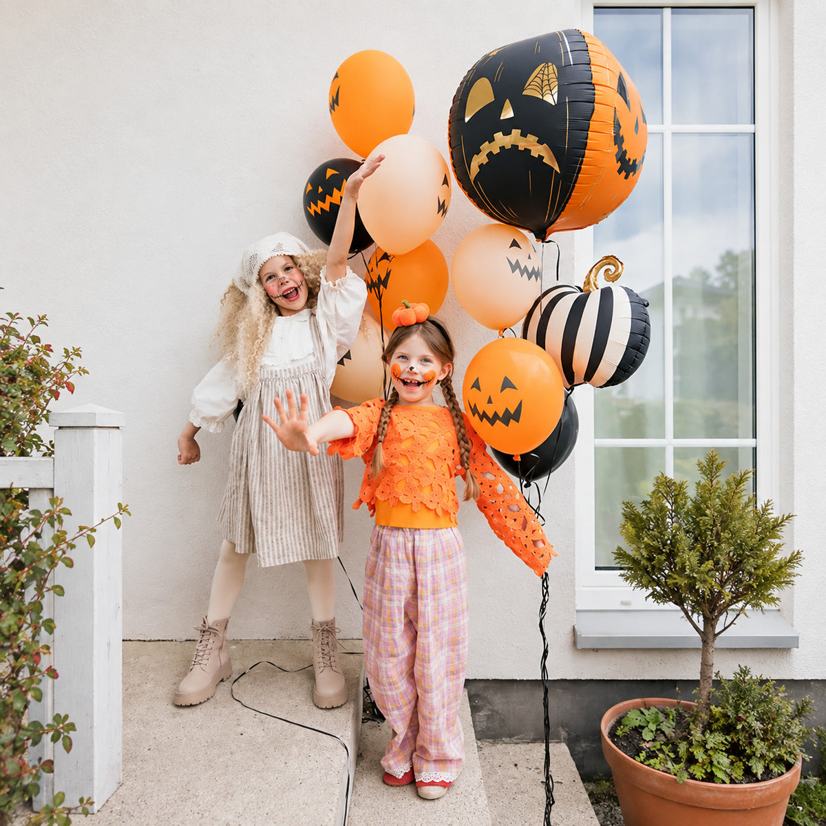 20" Μπαλόνι Σφαίρα Halloween - Τρομακτική Κολοκύθα