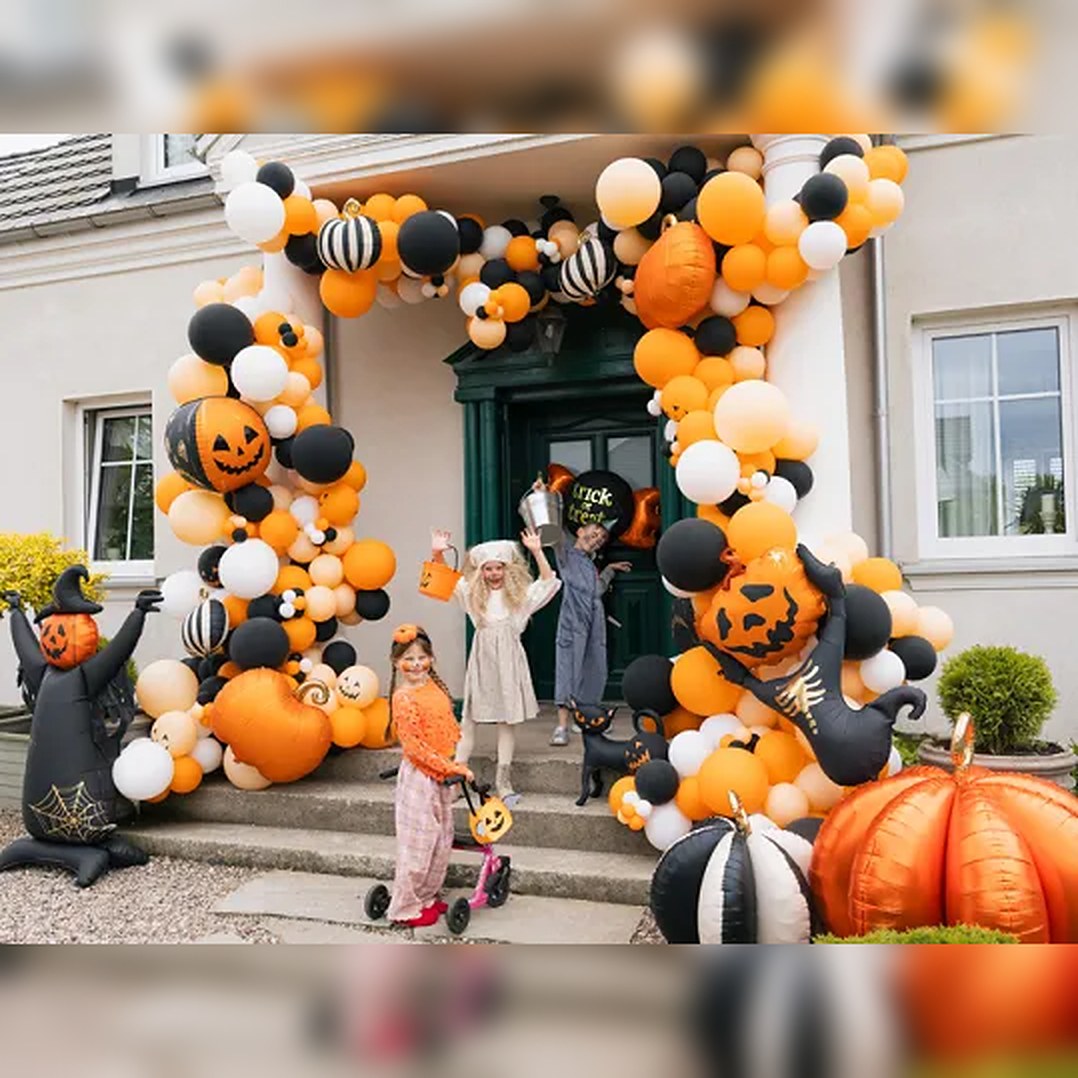 20" Μπαλόνι Σφαίρα Halloween - Τρομακτική Κολοκύθα