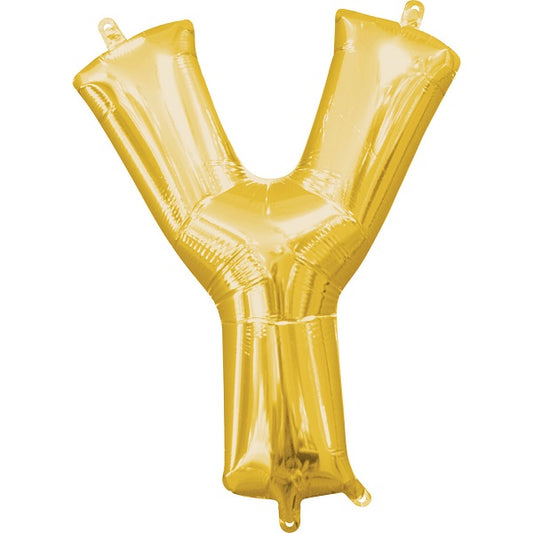 Μπαλόνι Φοιλ Μίνι Γράμμα Y Χρυσό