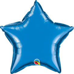 Μπαλόνι Φοιλ 4 Αστέρι Sapphire Blue 10 εκ