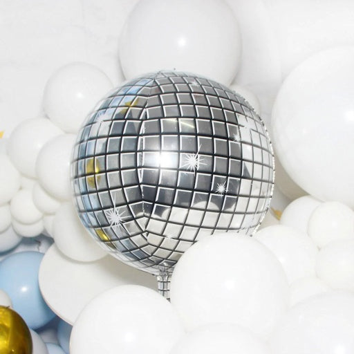 22" Μπαλόνι Ασημί Μπάλα Disco