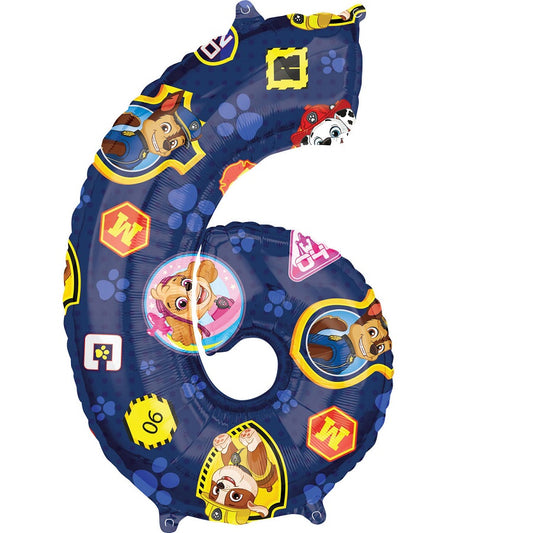 Μπαλόνι Φοιλ 26 Νούμερο 6  Paw Patrol / 66 εκ