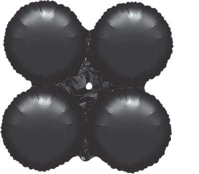 Μπαλόνι Φοιλ Γιρλάντα Μαύρο