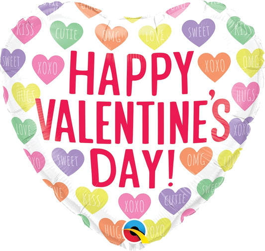 Μπαλόνι Φοιλ 18 Valentine's Conversation Heart / 46 εκ